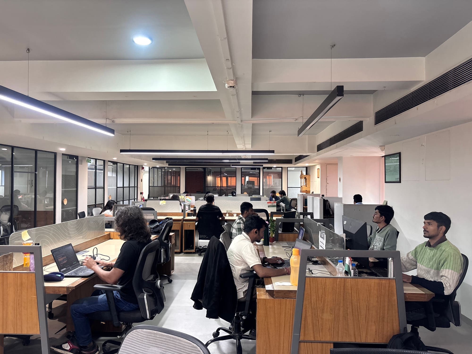 Team working in the office