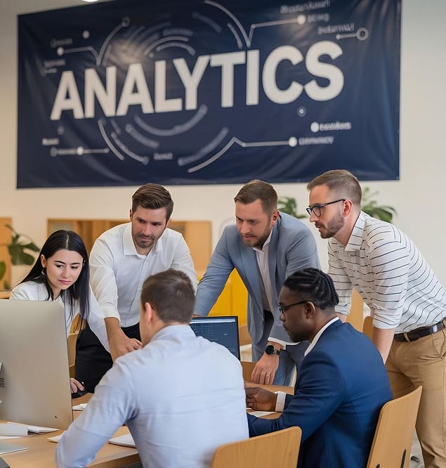 Consultants presenting a strategy roadmap