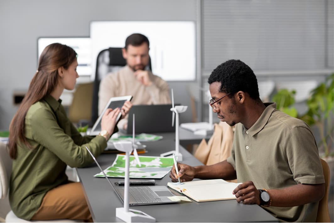 Academia, industry, and government stakeholders collaborating on innovation