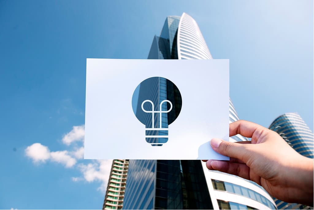 Entrepreneurs working in a startup incubator